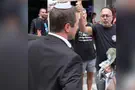 Left-wing demonstrators get the wrong man