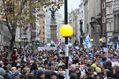 Thousands gather to rally against antisemitism