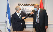 Lapid meets Egyptian counterpart in Brussels