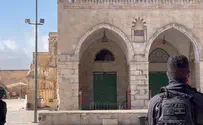 Watch: Rocks and molotov cocktails from inside Al Aqsa 