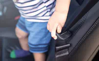 Three-year-old falls out of moving car