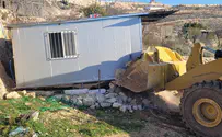 Illegal PA buildings in Gush Etzion area demolished