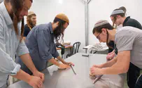 Freedom in the North of Samaria: Baking matzah at Homesh Yeshiva
