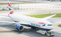 British Airways planes divert from Israel over securiy situation