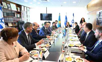 Knesset Speaker Ohana meets Kazakhstani Counterpart