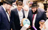 Diaspora Minister visits Chabad refugee camp in Poland
