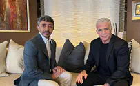 Lapid meets UAE foreign minister in Italy
