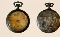 Hebrew pocket watch, frozen in time of Titanic wreck
