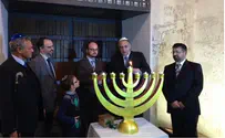 Historic Hanukkah Ceremony at Inquisition Prison