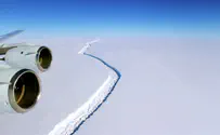 Iceberg size of Delaware breaks off of Antarctica ice shelf