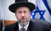 Chief Rabbi: Allow marriages under health guidelines