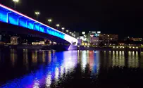 Blue and white in Belgrade