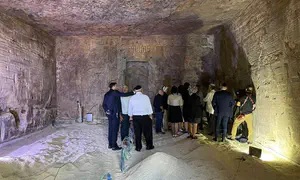 Festive Rosh Chodesh prayers at Cave of Elijah the Prophet