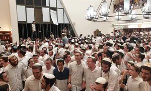 Simchat Beit Hashoeva celebrations at Mercaz Harav yeshiva