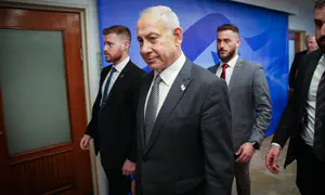 Netanyahu drops out of Tel Aviv event as protesters gather
