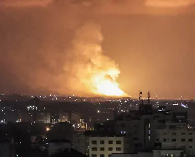 IDF strikes Hamas military posts in the Gaza Strip