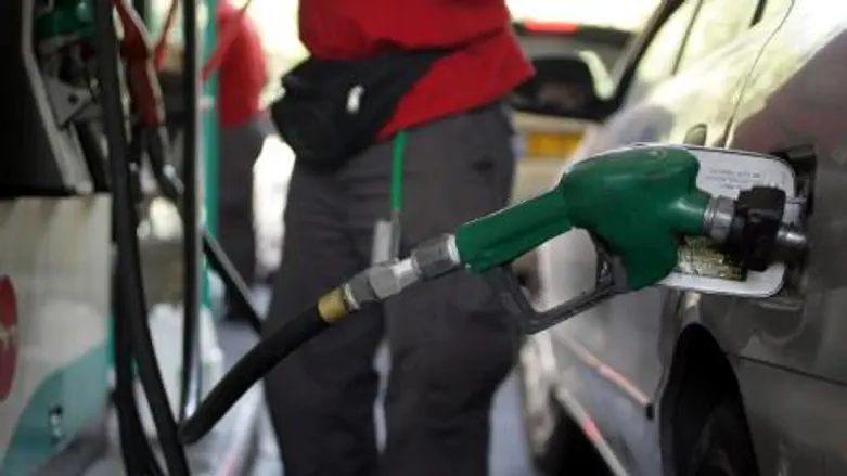 Gasoline at 8 shekels a litre