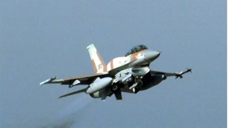 IAF F-16 fighter jet