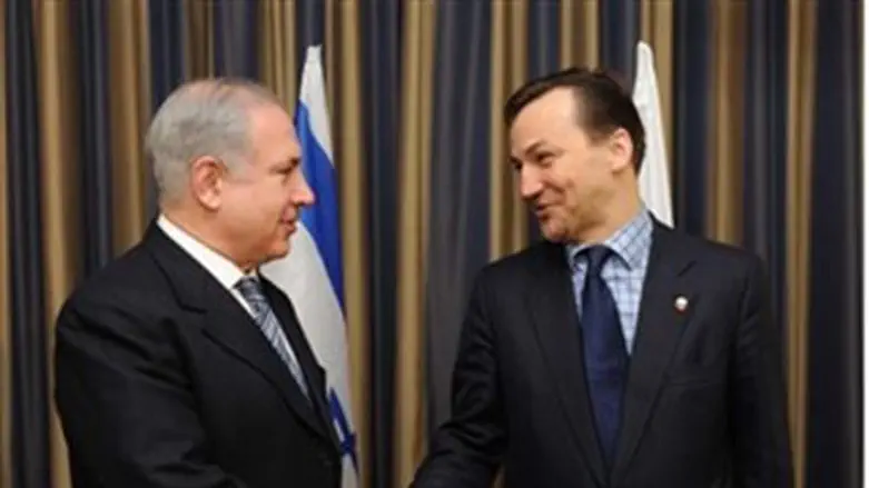 Netanyahu and Polish Foreign Minister (Archiv