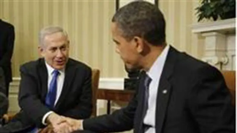 Netanyahu and Obama at the White House this w