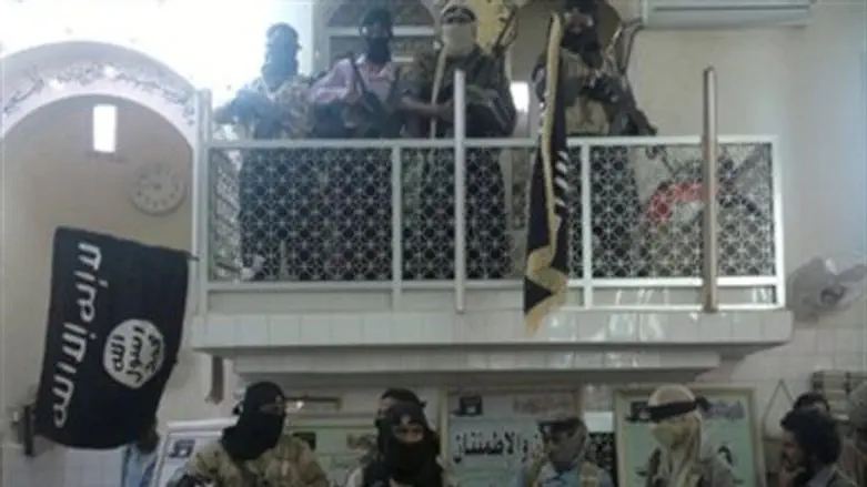 Members of an Al Qaeda-linked group inside a 