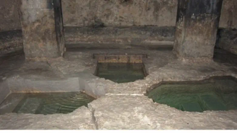 Ancient mikvah in Syracuse, Italy