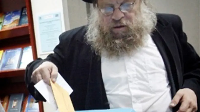 American Jew casts vote in Israel