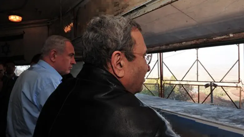 Barak and Netanyahu overlook Syria