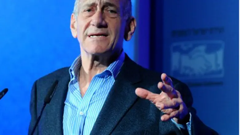 Olmert at the Israel Business Conference