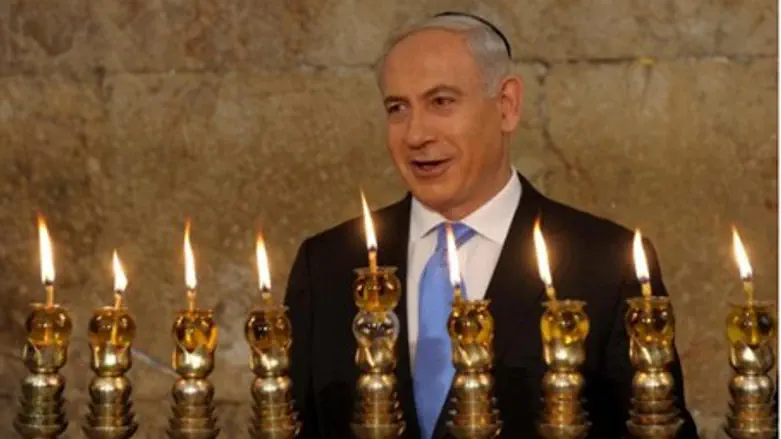 Netanyahu at Kotel