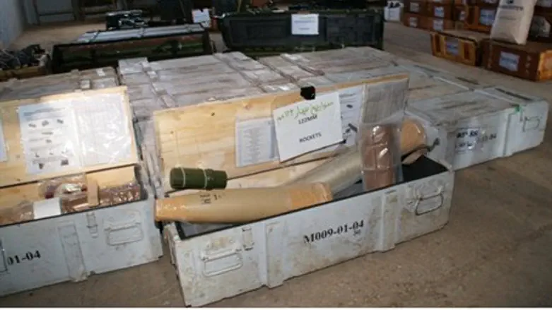 Weapons and equipment that Yemeni authorities