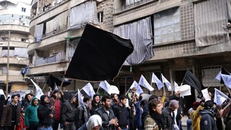Syrian supporters of the Al-Nusra group