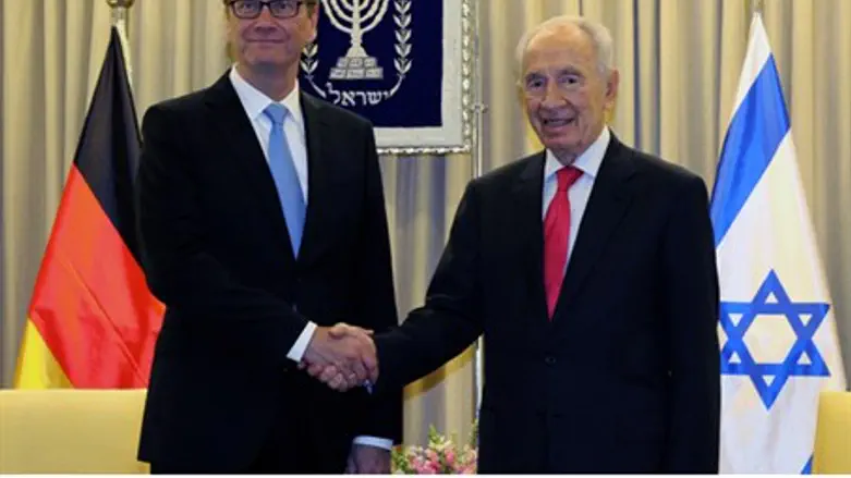 President Shimon Peres and German Foreign Min