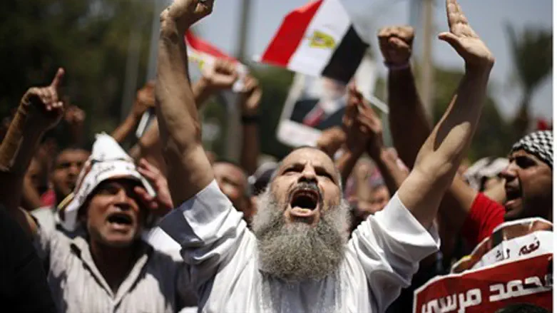 (Illustration) Islamists demonstrate in Egypt