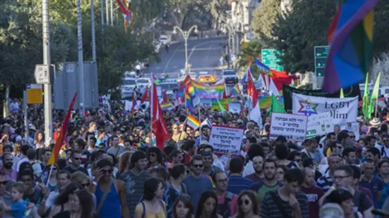 Gay Pride Parade in Jerusalem