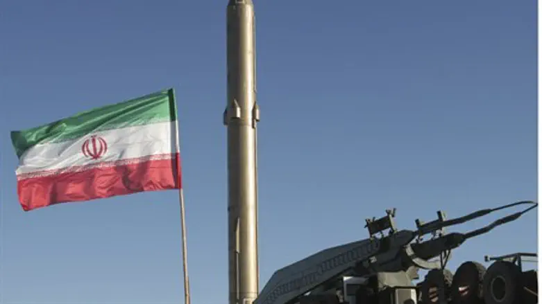 (Illustration) Iranian ballistic missile on s