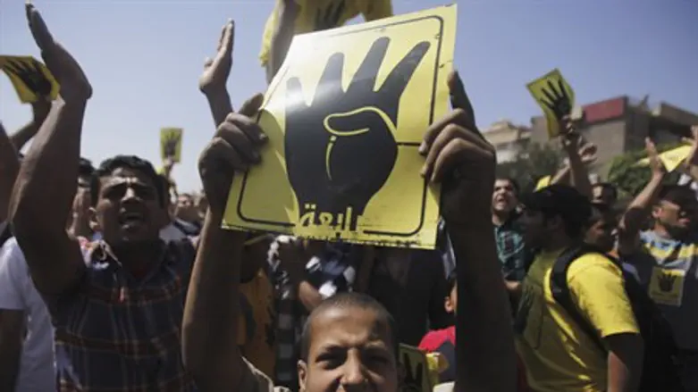 Muslim Brotherhood supporters in Cairo, Septe