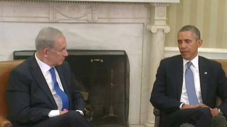 Obama and Netanyahu at Monday's meeting