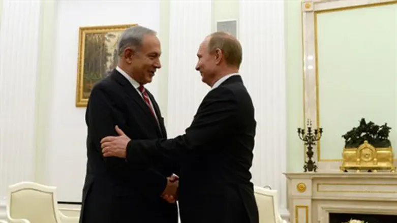 Netanyahu and Putin, Nov. 2013