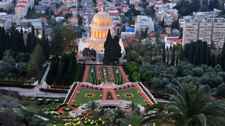 Haifa's famous Bahai Gardens are one of the c