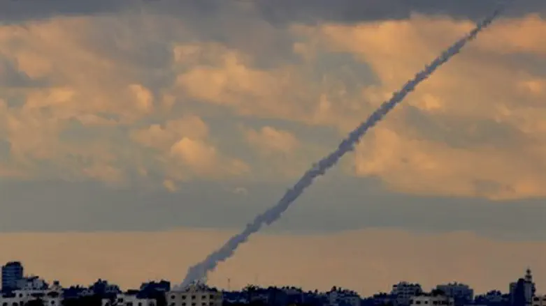Rocket fired from Gaza (illustration)