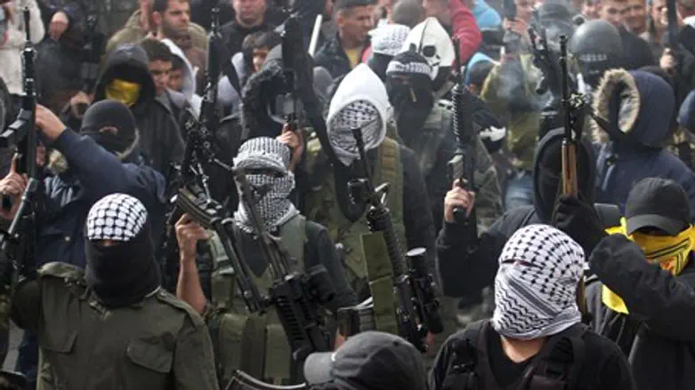Terrorists from Fatah's Al Aqsa Martyrs Briga