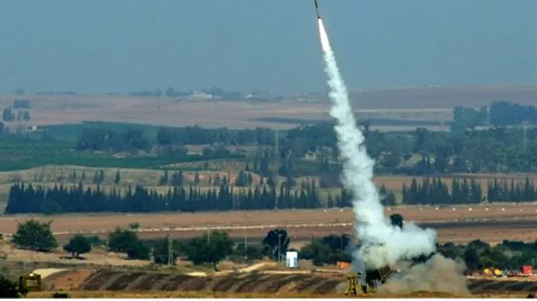 Israel's Iron Dome in action (file)