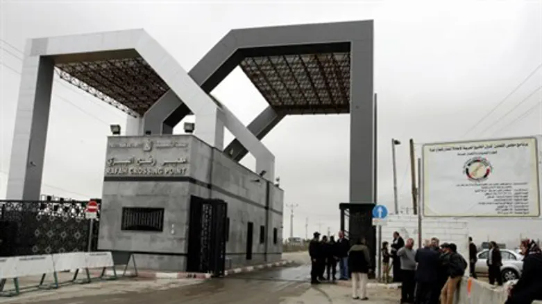 Rafah crossing point, between Egypt and Gaza 