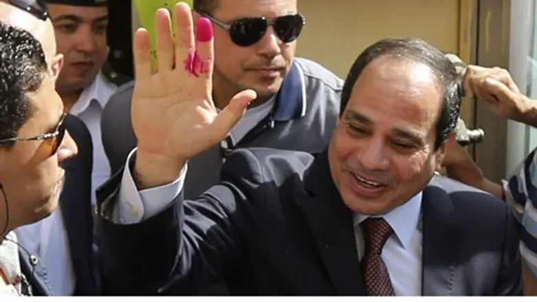 Sisi casts his vote durng May elections