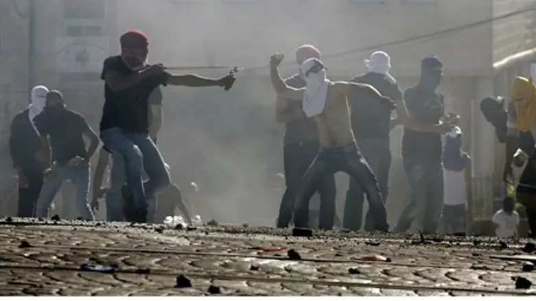 Arab rioting in Jerusalem