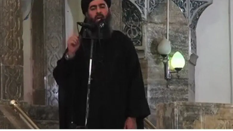 Abu Bakr al-Baghdadi makes his first appearan