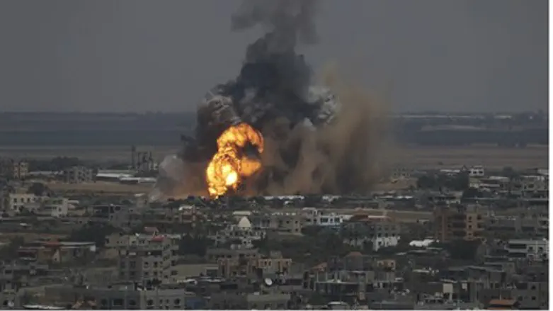 IAF strike on target in Rafah, Gaza, 8th June