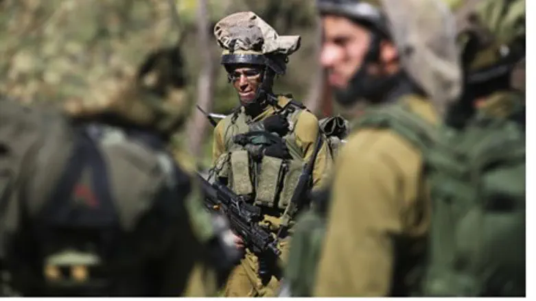 IDF soldiers on nothern border