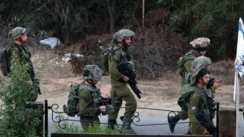 IDF patrol at Netiv Ha'asara (file)